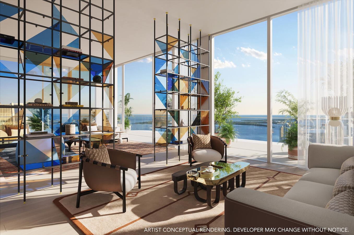 Sky Villa 2 Library